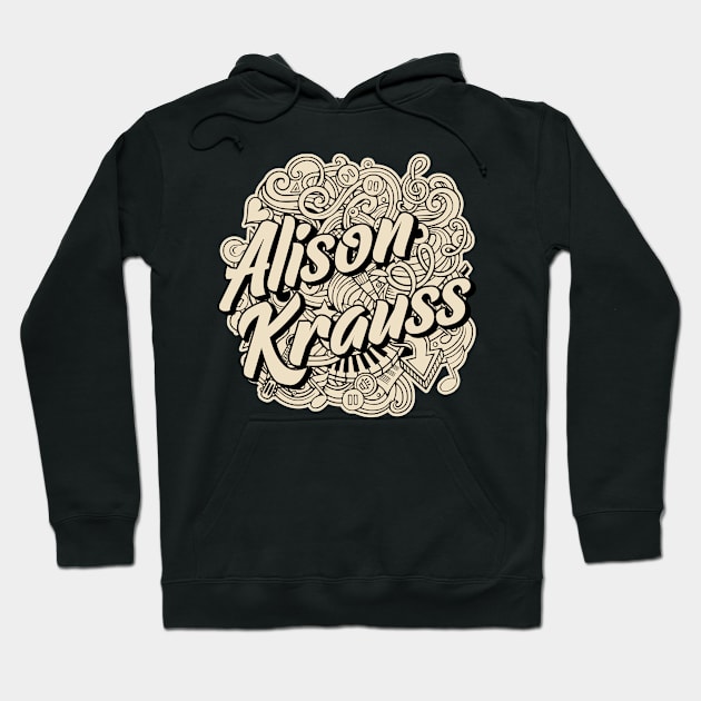 Alison Krauss - Vintage Hoodie by graptail